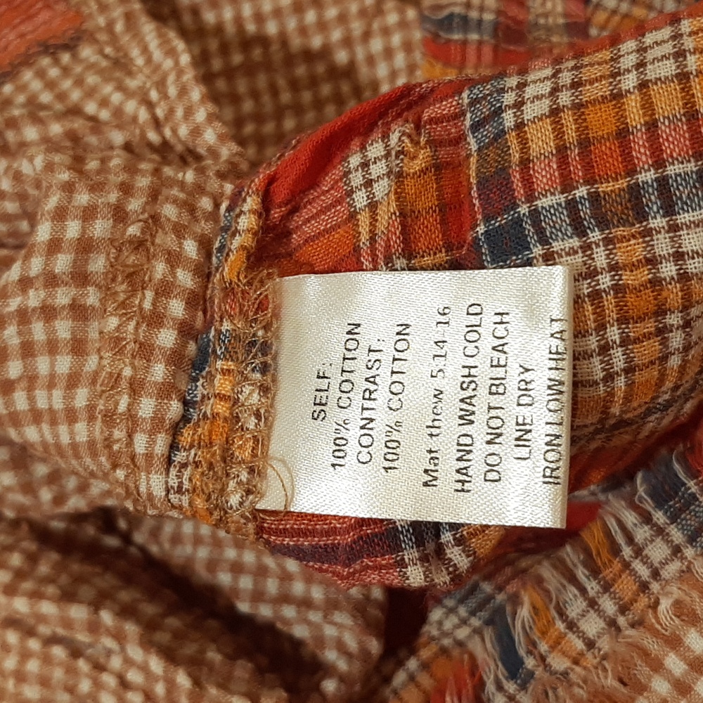 🥀NWT/NWOT Promesa V-Neck Plaid Frayed Blouse (S)🥀 - Picture 10 of 10